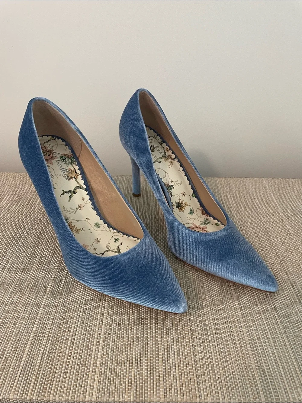Nicola Bathie x Antonio Melani Velvet Pump Heels